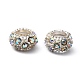 Crystal AB Rhinestone European Alloy Beads Fit Charm Bracelets To Make Jewelry X-CPDL-H999-18-3