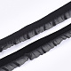 ベルベットオーガンジーリボン  ブラック  5/8インチ（15mm） 約20ヤード/ロール（18.29m /ロール） SRIB-T006-042-1