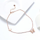 925 браслет-цепочка из стерлингового серебра AJEW-Z029-01RG-2