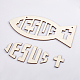 Easter Theme Olycraft DIY Jesus Fish Pendant Decoration Making Kits DIY-OC0003-88-4