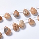 Chapelets de perles en jaspe avec images naturelles G-G822-09B-1