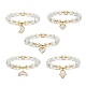 Bracelets perles rondes oeil de chat BJEW-JB09053-1