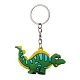 Cartoon-Dinosaurier-Schlüsselanhänger aus PVC-Kunststoff KEYC-JKC00673-4