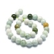 Fili di perle di giada naturale myanmar G-E576-08B-2