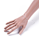 Bracelets de perles tressées en fil de nylon ajustable BJEW-JB04374-5