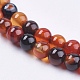 Chapelets de perles d'agate naturelle X-G-R173-4mm-05-3