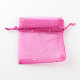 Rectangle Organza Bags with Glitter Sequins OP-R020-10x12-M-2
