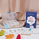 Sunnyclue diy kits de fabricación de pendientes colgantes con tema oceánico DIY-SC0016-33-7