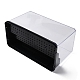 (venta de liquidación defectuosa: rayada) Cajas de presentación de mini bloques de construcción de acrílico transparente de 3 nivel ODIS-XCP0001-22-3