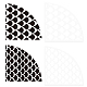 Пользовательский акриловый шаблон для галстук-красителя DIY-WH0347-030-1