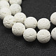 Fili di perle di roccia lavica naturale non cerati X-G-J367-01-8mm-3