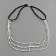 Diadema de cadena de cabeza de metal de moda para mujer de nuevo diseño OHAR-R150-19-1