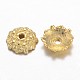 Tibetische Perlen Kappen & Kegel Perlen TIBEB-LF1650Y-G-FF-2