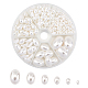 Cabochons de perles imitation plastique écologiques MACR-PH0001-13-1