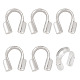 6шт 925 серебряных провода-хранителя&nbsp;STER-TA0001-46S-1