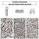 Unicraftale 600Pcs 3 Styles 304 Stainless Steel Jewelry Findings Sets STAS-UN0026-62-6