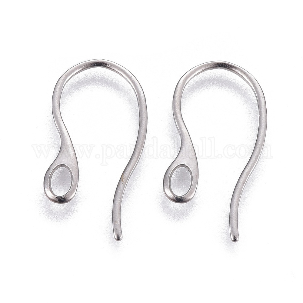 Wholesale 304 Stainless Steel Earring Hooks - Pandahall.com