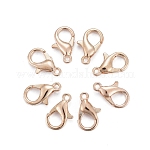 Zinc Alloy Lobster Claw Clasps, Parrot Trigger Clasps, Cadmium Free & Lead Free, Light Gold, 12x6mm, Hole: 1.2mm