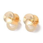 Медные серьги-гвоздики KK-F090-15LG-02