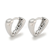 Brass Hoop Earrings EJEW-L211-010M-P
