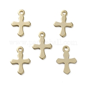 Латунные крошечные крестики KK-L205-09G-B