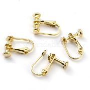 Латунные серьги с клипсами KK-Z007-23G