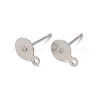 925 Sterling Silver Earring Hooks, Silver, 14x14mm, Hole: 2mm, 22 Gauge,  Pin: 0.6mm