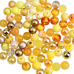 Наборы для изготовления браслетов желтой серии своими руками&nbsp;DIY-CJ0001-82