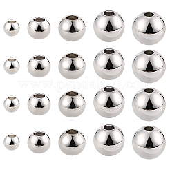 250 шт. 5 стиля латунные распорные бусины для стоек&nbsp;KK-PA0001-02P