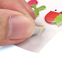 3d мультфильм ПВХ пузырь наклейки DIY-A016-01D