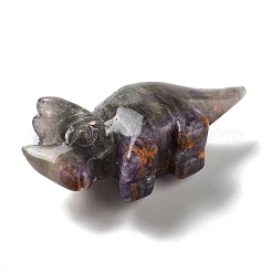 Резные фигурки целебных носорогов из натурального флюорита DJEW-P016-01C