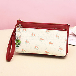 Брелок с подвеской в виде гриба и пластикового листа из смолы KEYC-AB00040