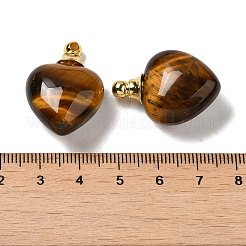 Натуральные подвески для флаконов с тигровым глазом G-Z039-03G-05