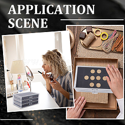 Пластиковая коробка ювелирных изделий ODIS-WH20008-01B