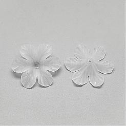 6-лепестковые прозрачные акриловые шарики FACR-S016-SB518