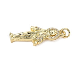 Латунные микро проложить кубического циркония подвески&nbsp;KK-K368-02B-G