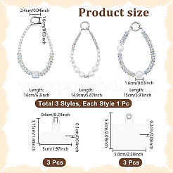 Бусины из стразов и АБС-пластика&nbsp;AJEW-GA0008-32A