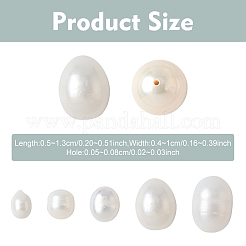 10 шт. бусины из натурального пресноводного жемчуга&nbsp;PEAR-YW0001-16