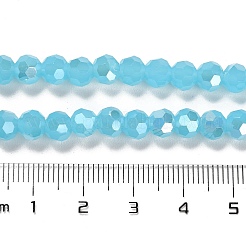 Подставки для стеклянных бусин с имитацией нефрита EGLA-A035-J6mm-B04