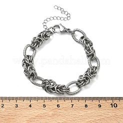 Gliederkettenarmbänder aus 304 Edelstahl für Damen&nbsp;BJEW-A160-08P