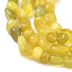 Naturelles d'olive jade perles brins&nbsp;GG-CBA9392-22