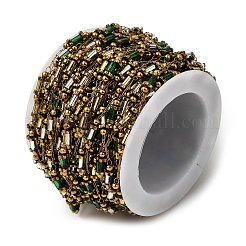 Цепи-колонны из стекла ручной работы из нержавеющей стали 304 CHS-L032-14G-02