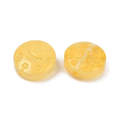 Прозрачные стеклянные бусины DGLA-E004-09F