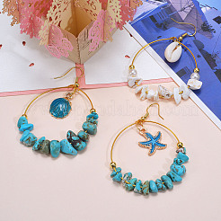 Наборы для изготовления серег в морском стиле&nbsp;DIY-CJ0001-62