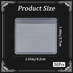 50 шт. полиэтиленовые клеевые мешочки для ожерелья FIND-BBC0001-74