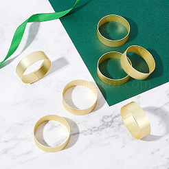 Ahademaker 8шт железные кольца для салфеток AJEW-GA0004-58