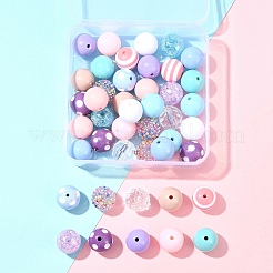 Круглые наборы для изготовления украшений из акрила и смолы своими руками DIY-FS0007-63