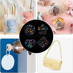 16шт 4 стиля прозрачные акриловые подвески&nbsp;FIND-NB0002-58