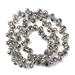 Прозрачные стеклянные бусины гальваническим пряди&nbsp;EGLA-F152A-FR05