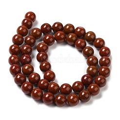Naturales teñidos abalorios de jade blanco hebras&nbsp;G-M402-C03-04